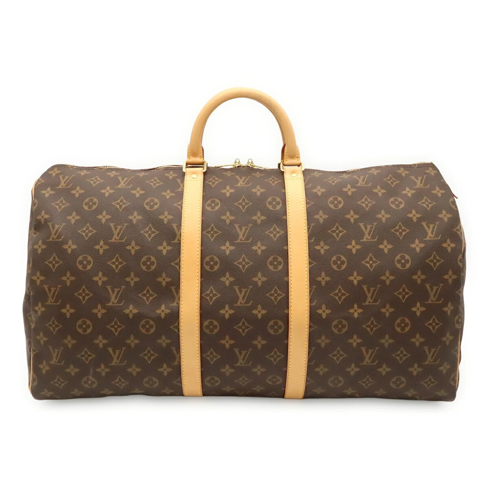 LOUIS VUITTON Louis Vuitton Monogram Keepall 55 Boston Bag Handbag Travel M41424